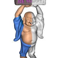 3d model - Half message