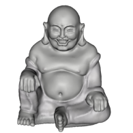 3d model - Sitting Buddha