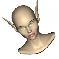 3d model - elf