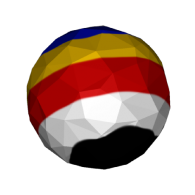 3d model - simplify sphere