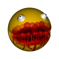 3d model - Pacman Monster