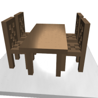 3d model - Dining room