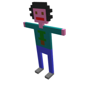 3d model - boy