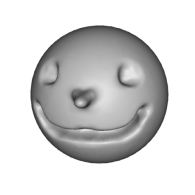 3d model - smiley