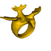 3d model - bird ring