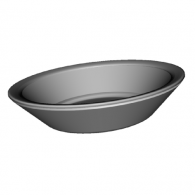 3d model - dish