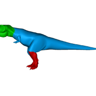 3d model - pyjama dino