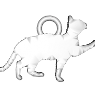 3d model - White Cat