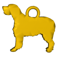 3d model - Golden Retriever