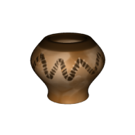 3d model - african vase