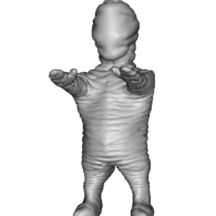 3d model - Scary mummy 