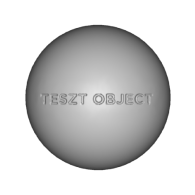 3d model - Teszt object