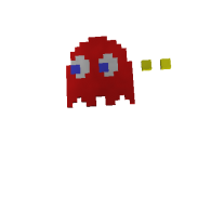 3d model - Blinky the red Pac-Man ghost