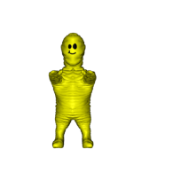 3d model - Scary mummy