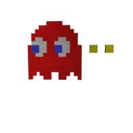 3d model - Blinky the red Pac-Man ghost