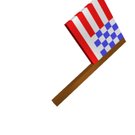 3d model - The United States Flag