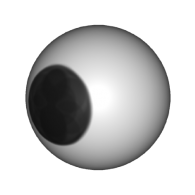 3d model - eyeball