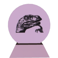 3d model - Philosoraptor