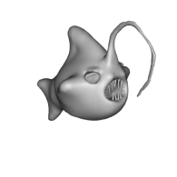 3d model - Angler fish