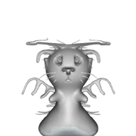 3d model - The snow creature!