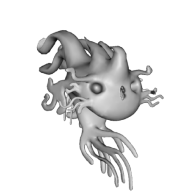 3d model - Fish Creature