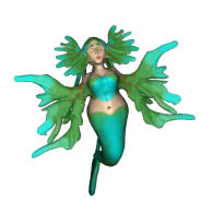 3d model - mermaid-finish