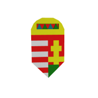 3d model - Hungary crest