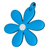 3d model - flower 4