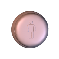 3d model - Mens room