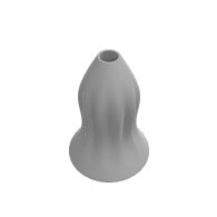 3d model - Curly Vase