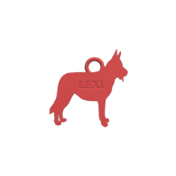 3d model - Lexi\'s dog tag 