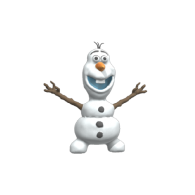 3d model - Colorful Olaf