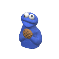3d model - CookieMonsterColor