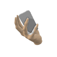 3d model - Typical Hand of the 21st centruy