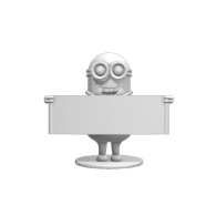 3d model - minion colorable