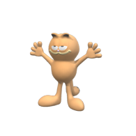3d model - Garfield