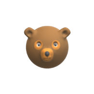3d model - Bear Head