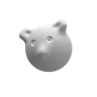 3d model - bear head