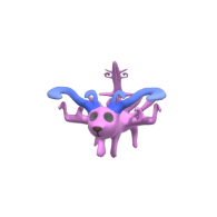 3d model - waternymph deer creature