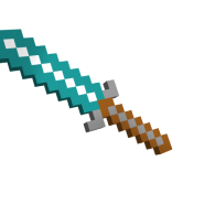 3d model - minecraft sword