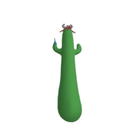 3d model - Cactus chicken head