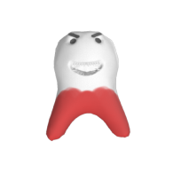 3d model - Tooth monster