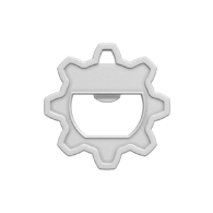 3d model - bottle opener gear resized