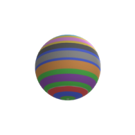 3d model - Spinning sphere