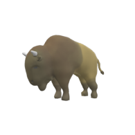 3d model - Bison1