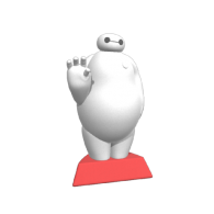 3d model - baymax hollow
