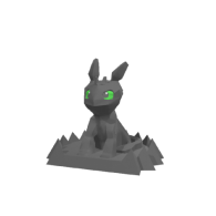 3d model - toothless hollow