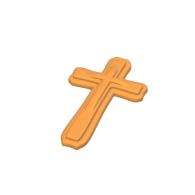 3d model - Crucifix Pendant