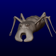 3d model - smiling ant