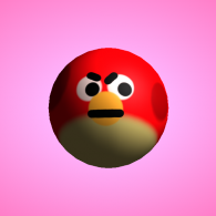 3d model - Angy Birds Ball